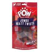 Усукани солети за кучета Meaty Twists Large 3pk 120g Chicken & Beef с пълнеж от пилешко и говеждо